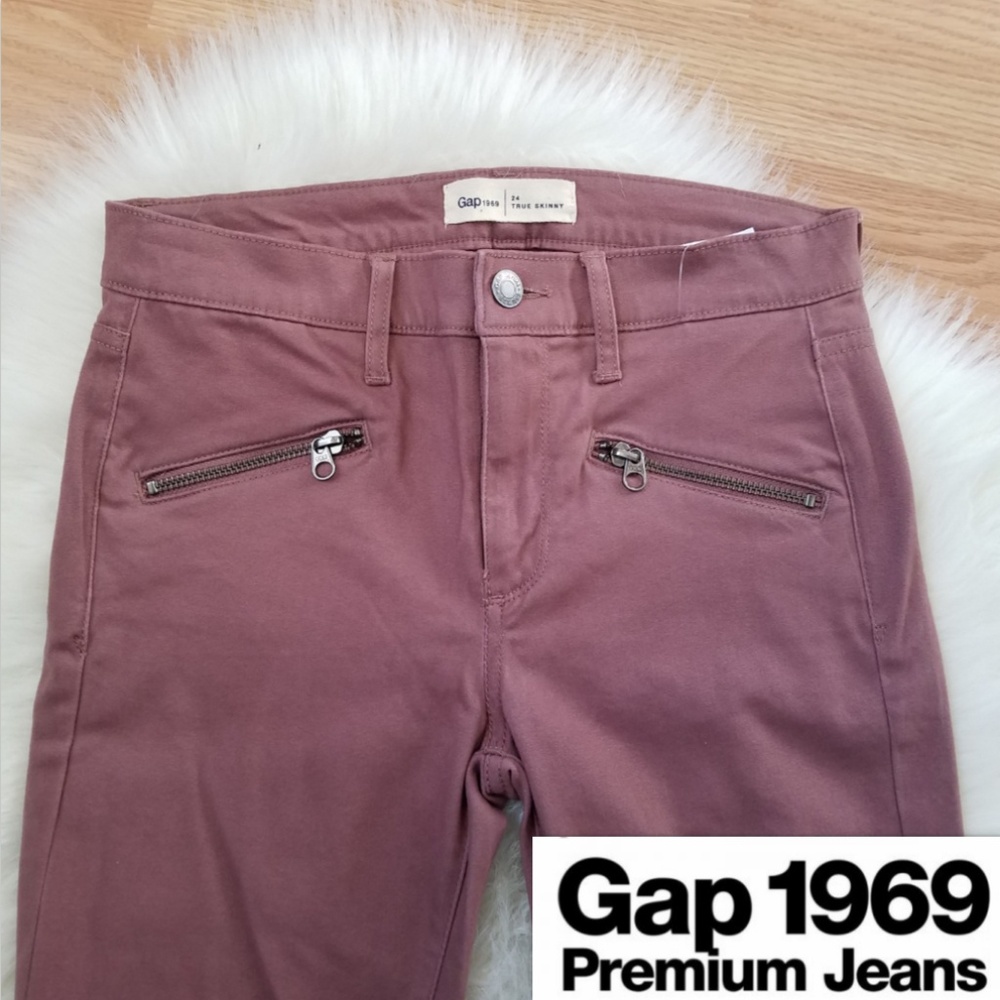 NWT Gap 1969 Stretch True SKINNY Ankle Zip Pocket - Picture 4 of 8